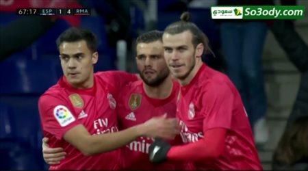 اهداف مباراة .. اسبانيول 2 - 4 ريال مدريد .. الدوري الاسباني