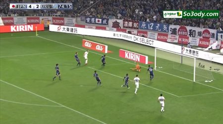 اهداف مباراة .. اليابان 4 - 3 اورجواي .. مباراة ودية