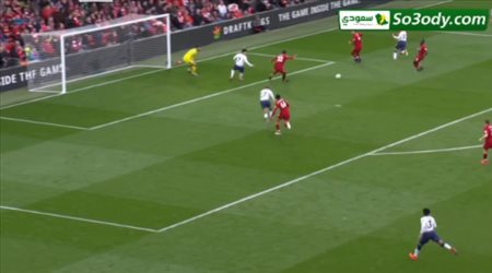 هدف التعادل لتوتنهام في مرمى ليفربول .. الدوري الانجليزي