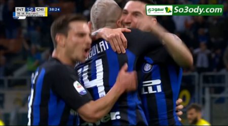 اهداف مباراة .. انتر ميلان	2 - 0	كييفو فيرونا	 .. الدوري الايطالي