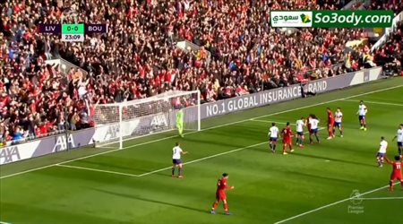 هدف ليفربول الاول في مرمي بورتموث .. الدوري الانجليزي