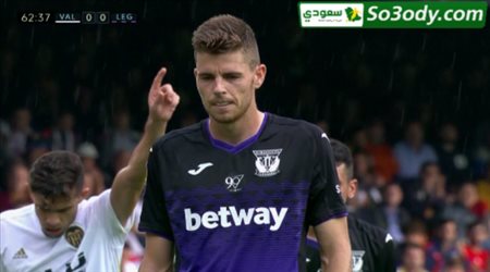 اهداف مباراة .. فالنسيا	1 - 1	ليجانيس .. الدوري الاسباني