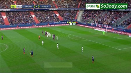 أهداف مباراة .. كان 1 - 2 باريس سان جيرمان .. الدوري الفرنسي