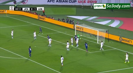 أهداف الشوط الاول .. اوزباكستان 1 - 1 اليابان .. كأس اسيا