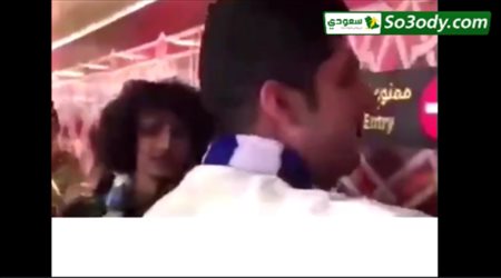 استقبال عموري في مطار الرياض بعد العودة من اسبانيا