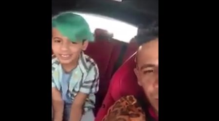 نجل إلتون جوزيه محترف القادسية يردد السلام الوطني