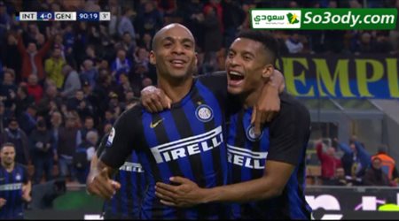 اهداف مباراة .. انتر ميلان 5 - 0 جنوى .. الدوري الايطالي