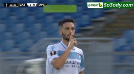 اهداف مباراة .. لاتسيو 2 - 1 ابولون ليماسول .. الدوري الاوروبي