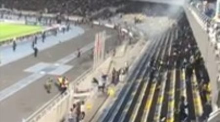 شغب جماهيري كبير في نصف نهائي كأس العرش المغربي