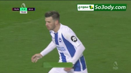 هدف برايتون الأول في مانشستر يونايتد .. الدوري الإنجليزي