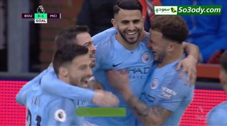 أهداف مباراة .. بورن موث 0 - 1 مانشستر سيتي .. الدوري الانجليزي