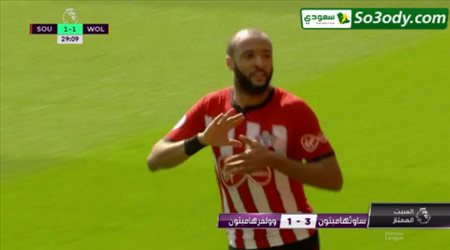 اهداف مباراة .. ساوثهامتون	3 - 1	وولفرهامبتون .. الدوري الانجليزي