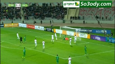 هدف منتخبنا الوطني الأول في مرمى الأردن