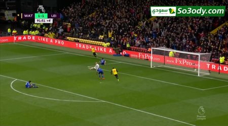أهداف مباراة .. واتفورد 2 - 1 ليستر سيتي .. الدوري الأنجليزي