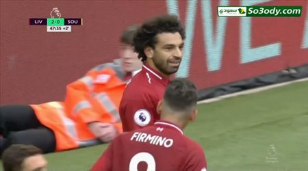 محمد صلاح يحرز الهدف الثالث في مرمي ساوثهامبتون .. الدوري الانجليزي