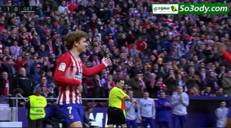 اهداف مباراة .. اتليتكو مدريد 2 - 0 خيتافي .. الدوري الاسباني