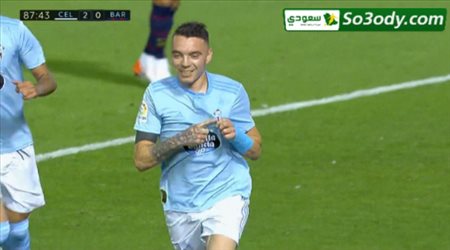 اهداف مباراة .. سيلتا فيجو 2 - 0 برشلونة .. الدوري الاسباني