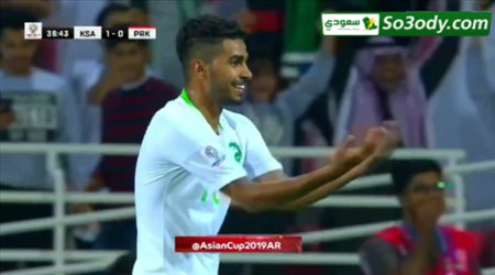 اهداف مباراة .. السعودية 4 - 0 كوريا الشمالية  .. كاس اسيا