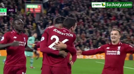 ارسنال يحرز هدف و ليفربول يرد بهدفين في 5 دقائق .. الدوري الانجليزي
