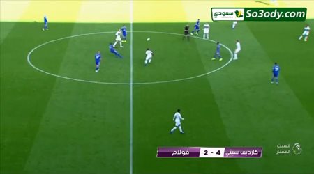 اهداف مباراة .. كارديف سيتي 4 - 2 فولام .. الدوري الانجليزي