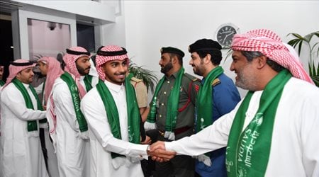 وصول بعثة المنتخب السعودي لمطار دبي