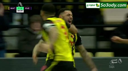 اهداف مباراة .. واتفورد 1 - 0 ايفرتون .. الدوري الانجليزي