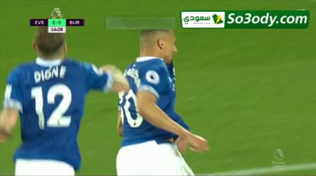 أهداف مباراة .. ايفرتون 2 - 0 بيرنلي .. الدوري الإنجليزي