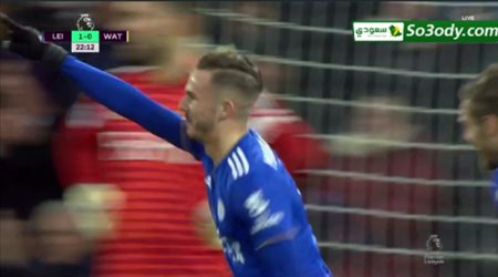 اهداف مباراة .. ليستر سيتي	2 - 0 واتفورد.. الدوري الانجليزي