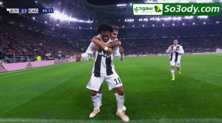 اهداف مباراة .. يوفنتوس  3 - 1 كالياري .. الدوري الايطالي