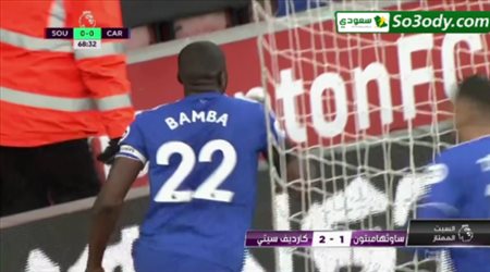 اهداف مباراة .. ساوثهامتون	1 - 2	كارديف	.. الدوري الانجليزي