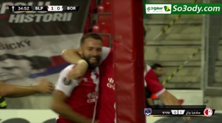 سلافيا براغ - التشيك	1 - 0	بوردو - فرنسا	 .. الدوري الاوروبي