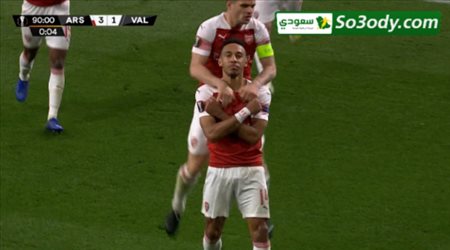 اهداف مباراة .. ارسنال 3 - 1 فالنسيا .. الدوري الاوروبي