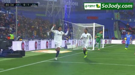 اهداف مباراة .. خيتافي 0 - 1 فالنسيا .. الدوري الاسباني