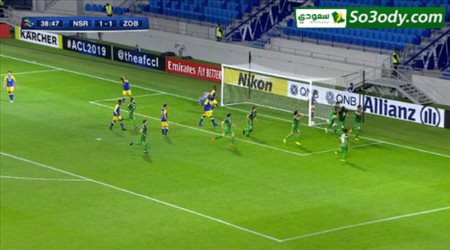 الهدف الثاني  لذوب آهن اصفهان في مرمى النصر .. دوري ابطال اسيا