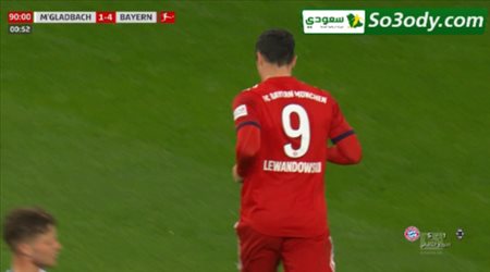 اهداف مباراة .. بايرن مينوخ 5 - 1 بوروسيا مونشنغلادباخ .. الدوري الالماني