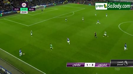 أهداف مباراة .. ايفرتون 3 - 1 برايتون .. الدوري الانجليزي