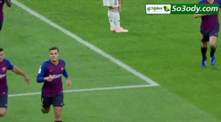 الهدف الأول لبرشلونة في مرمى ريال مدريد .. الدوري الإسباني .. تعليق عصام الشوالي