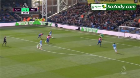 أهداف مباراة .. كريستال بالاس 1 - 3 مانشسترسيتي .. الدوري الانجليزي
