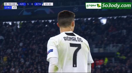 ملخص مباراة .. يوفنتوس 3 - 0 اتليتكو مدريد .. دوري ابطال اوروبا