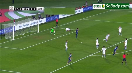 أهداف مباراة ..  اليابان 2 - 1 اوزباكستان .. كأس اسيا