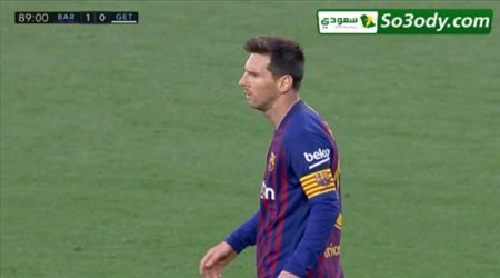 اهداف مباراة .. برشلونة 2 - 0 خيتافي .. الدوري الاسباني