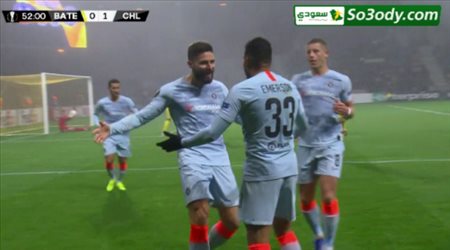 اهداف مباراة ..باتي بوريسوف  0 - 1  تشيلسي .. الدوري الاوروبي