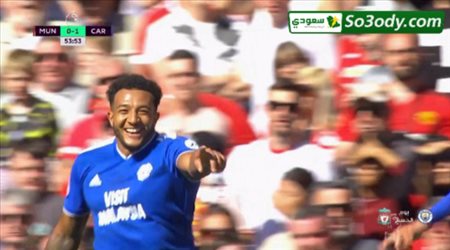 اهداف مباراة .. مانشستر يونايتد 2 - 0 كارديف سيتي .. الدوري الانجليزي