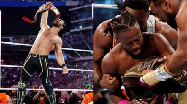 ريسلمانيا 35 ريسلمانيا 35| كينجستون يتوج بلقب WWE ورولينز يقهر ليسنر.. وعودة سينا "القديم"