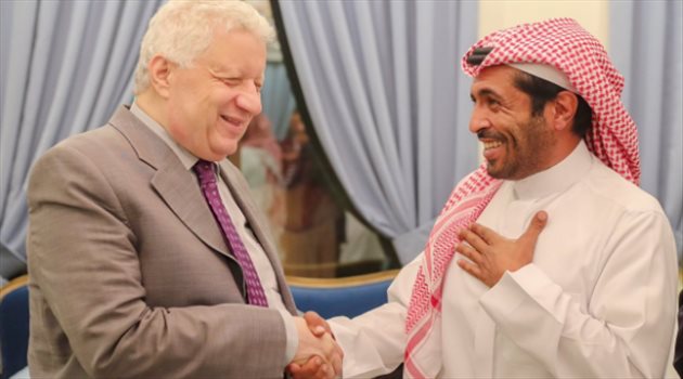 قبل السوبر.. محمد بن فيصل يكرم رئيس الزمالك في حفل عشاء
