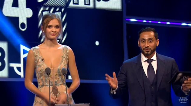 فيديو.. سامي الجابر يشارك في حفل ذا بيست للأفضل في العالم