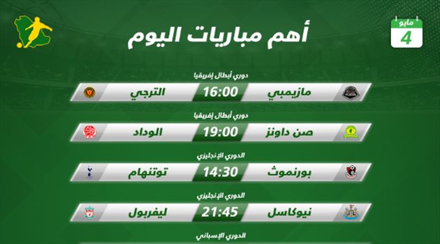 مباريات اليوم| صراع التأهل لنهائي إفريقيا.. وسباق البايرن ودورتموند يشتعل
