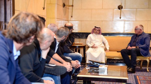 آل معمر يجتمع بوفد الدوري الإيطالي بشأن استضافة المملكة لبطولة السوبر
