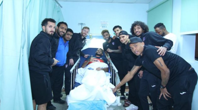 الحزم يطمئن الجماهير على مجاهد المنيع