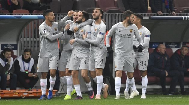 دوري الأبطال| روما يتصدر المجموعة السابعة بفوز صعب على سيسكا موسكو